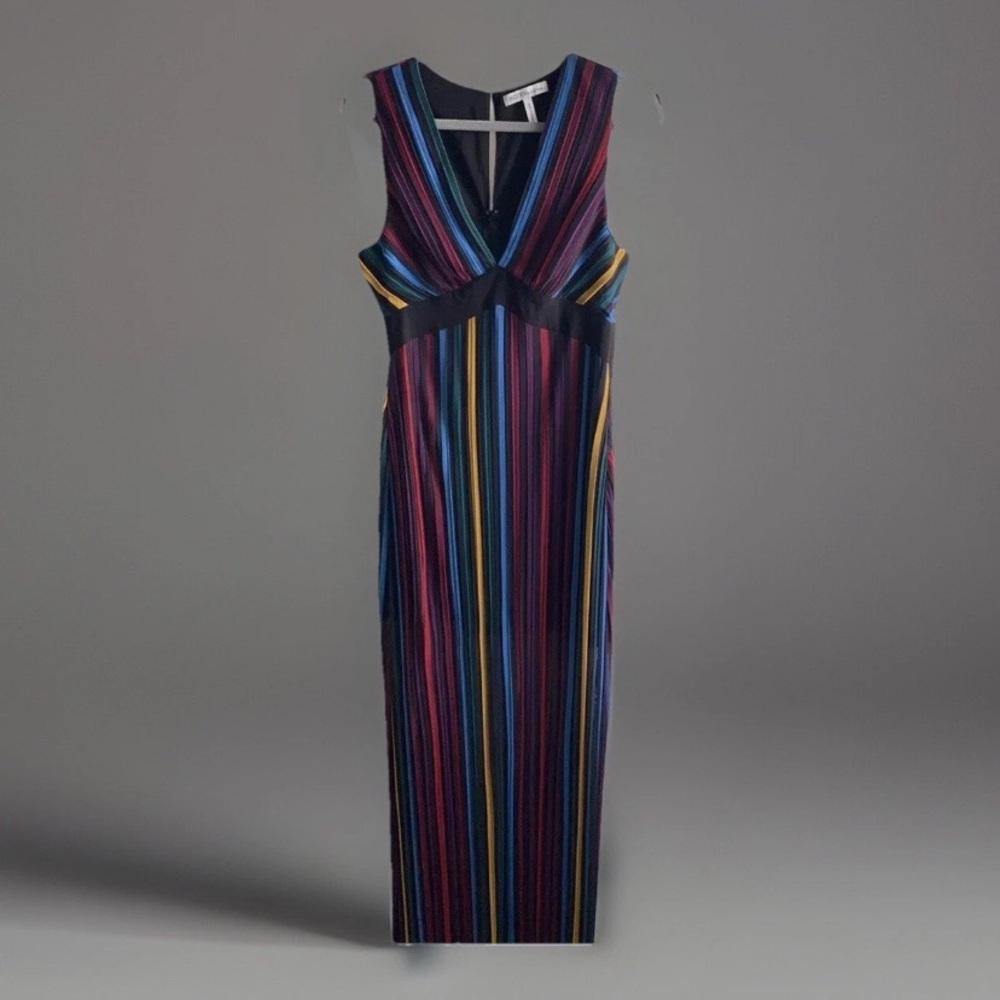 BCBG GENERATION STRIPED MAXI DRESS‎ MULTI size 4